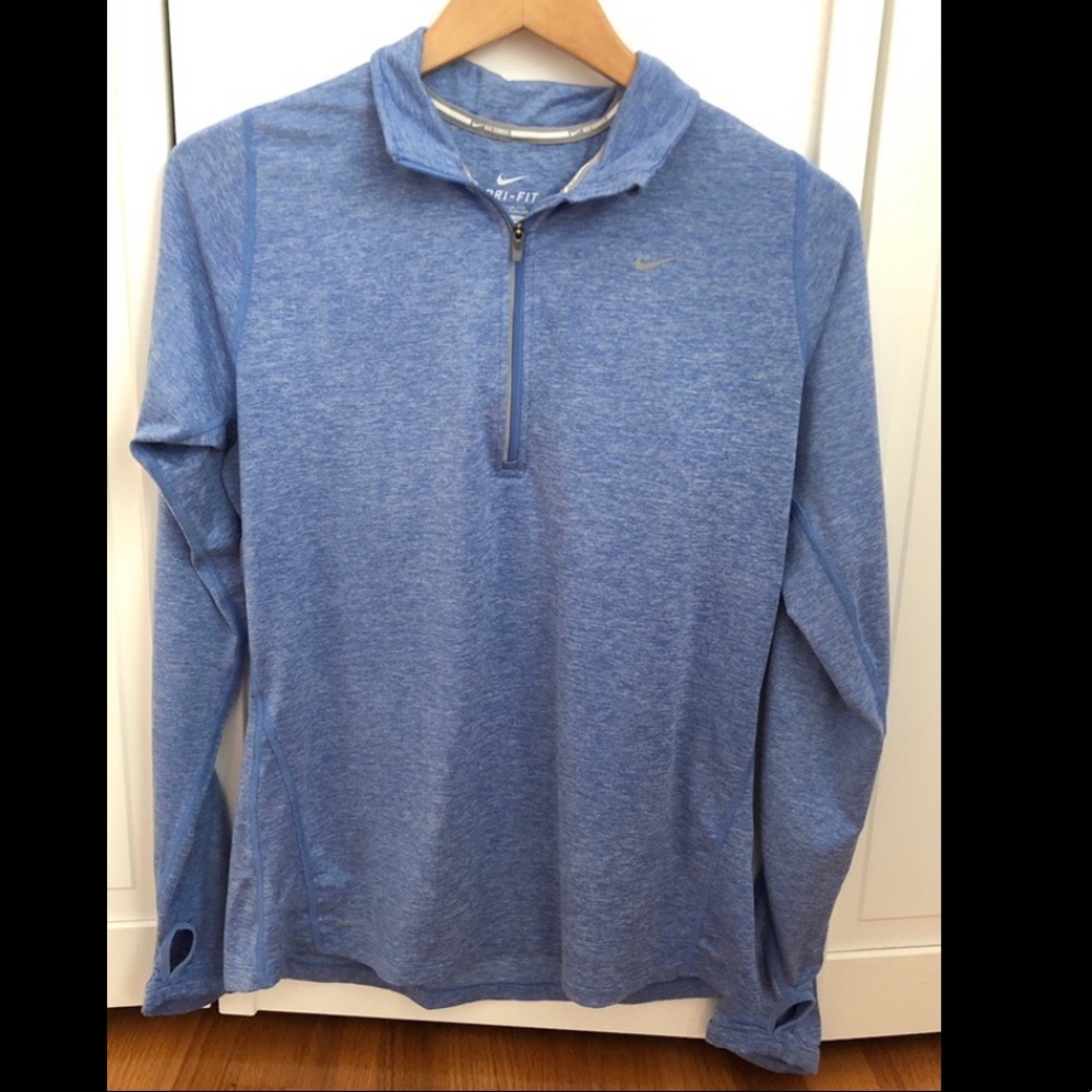 Dry Fit Light Blue Quarter Zip